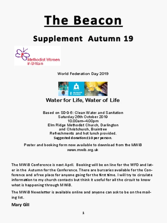 Beacon Autumn 2019 Supplement